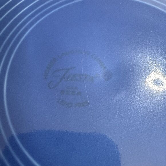 Fiesta Classic Rim Dinner Plate 10.5” Blue | Fiestaware - Picture 3 of 3